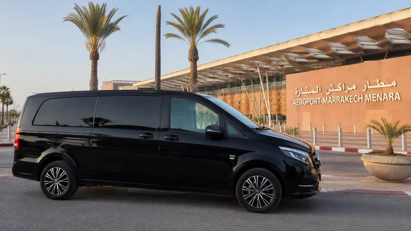 Marrakech airport transfer vans